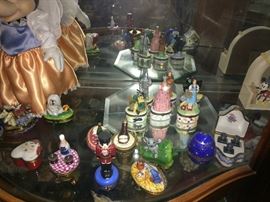 Limoges trinket boxes and Wizard of oz trinket boxes