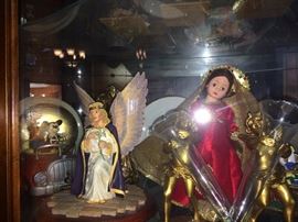 angel   mickey mouse water globe 