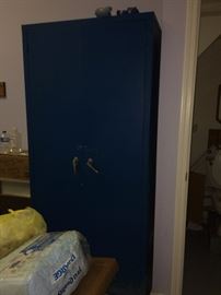 metal storage cabient   located at the clinic