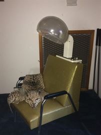 old hair dryer chair    