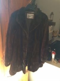 ladies fur coat