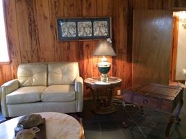 art    tables   love seat