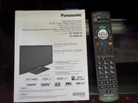 A Panasonic 58" Viera plasma TV with stand in excellent condition with manual (2010). 
