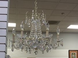 This is a Schonbek 12 light. 23"x20" crystal chandelier really SUPREME!
