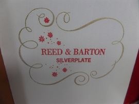 We will be taking bids on this 52 piece of Reed & Barton Silver plate set (New English Crown).