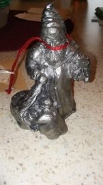 Pewter Santa Clause artist Bruce Feddema cast in 1983 # 120 very rare