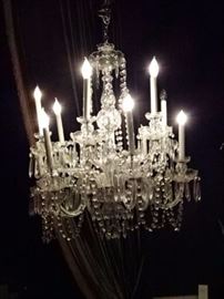 AUSTRIAN STYLE CRYSTAL CHANDELIER