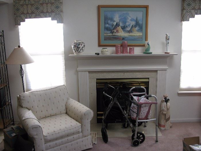 nice parlor side chair, medical aids and more