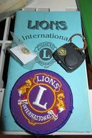 Lions International Pins, Patch