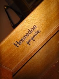 Henredon Bedroom set, 2 night stands, dresser, chest of drawers 