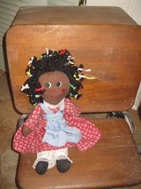 Black memorabilia doll
