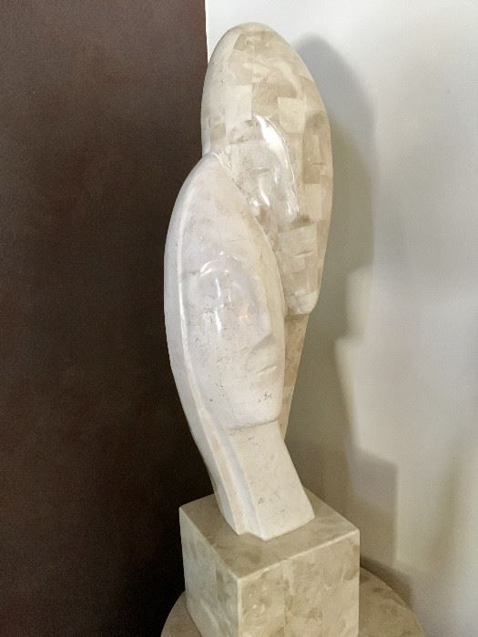 Gorgeous Fossil Stone Sculpture 