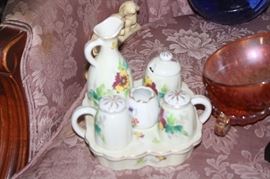 Salt, pepper, cream, sugar set 
