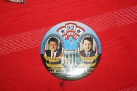 Clinton/Gore 1992 button