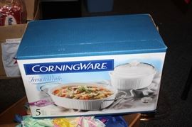 Vintage Corning Ware, never opened