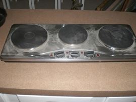 three burner chefs choice cook top