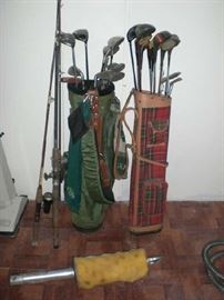 golf clubs and fishing poles will be put to good use soon