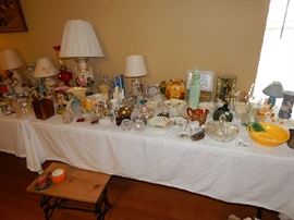 Great pottery pieces throughout