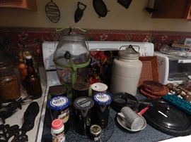 Unusual jars.  Grandfather owned a canning company