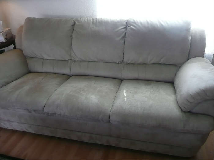 MICRO SUEDE SOFA