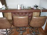 BAR W/3 STOOLS