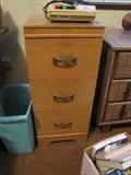 MISC FILE CABINETS (METAL & OAK)