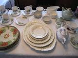 VINTAGE DISHES AND CUP & SAUCER SETS