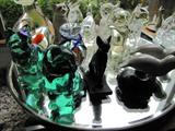 FENTON CAT & CRYSTAL ANIMAL FIGURINES