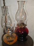 VINTAGE OIL LAMPS
