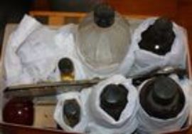 Glass Jugs & Bottles: 6 ½ Gal., 4 Gal., More