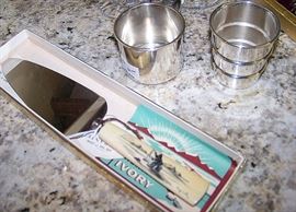 Ivory handled pie server