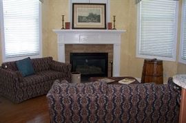 View of the sitting room off of the kitchen