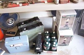 Camping equipment, miscellaneous items