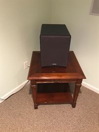 SPEAKER AND END TABLE