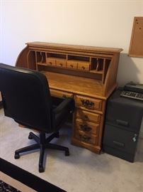two file cabinets in this office 