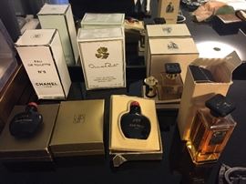 Vintage fine ladies perfumes