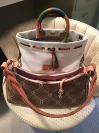 Many purses and tons of ladies clothing/Mens clothing too!