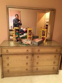 Rway dresser of a 4 piece twin bedroom suite