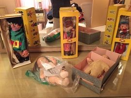 Vintage marionettes