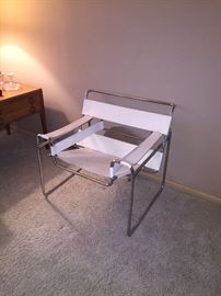 Marcel Breuer style Wassily chrome chair