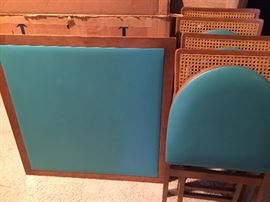Vintage Stakmore cardtable set