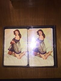 vintage Pin-up  playing cards