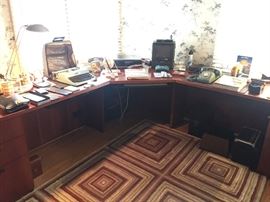 Computer office desk suite