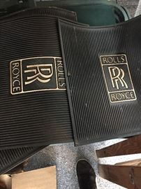 4 Rolls Royce floor mats