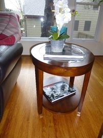 OVAL END TABLE, MATCHES COFFEE TABLE