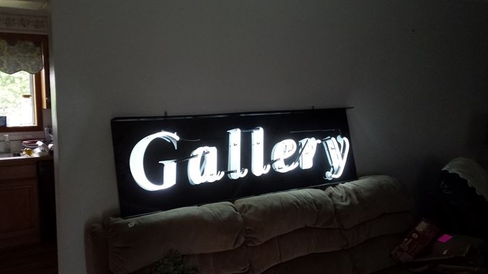 Neon Gallery sign