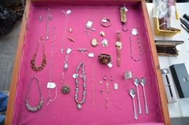 gold, silver, costume jewelry, silver