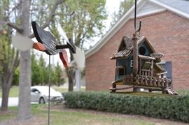 bird house, yard art