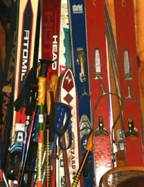 some skis