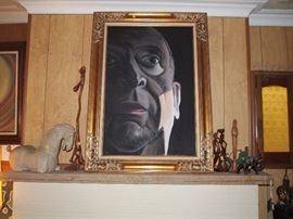 Painting by Guy Calhamer, Allan's brother